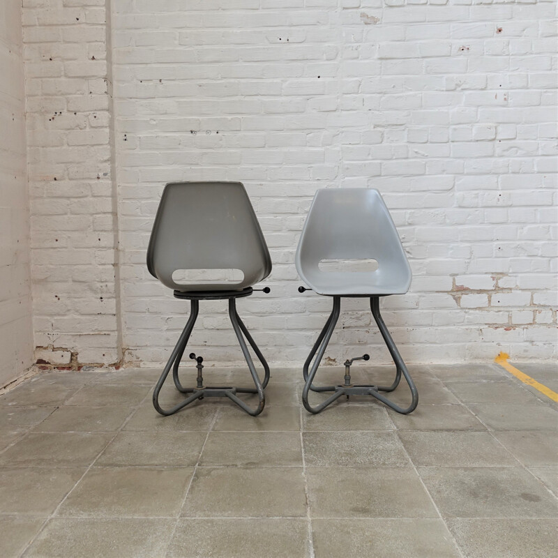 Vintage glasvezel fauteuil van Miroslav Navratil voor Vertex