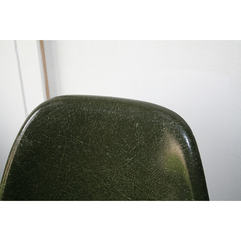 Chaise "DSW" verte Herman Miller, Charles & Ray EAMES - 1960