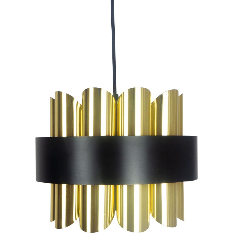 Vintage Danish pendant lamp by Werner Schou for Coronell Elektro, Denmark 1960