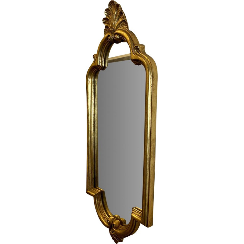 Vintage gilded wood mirror