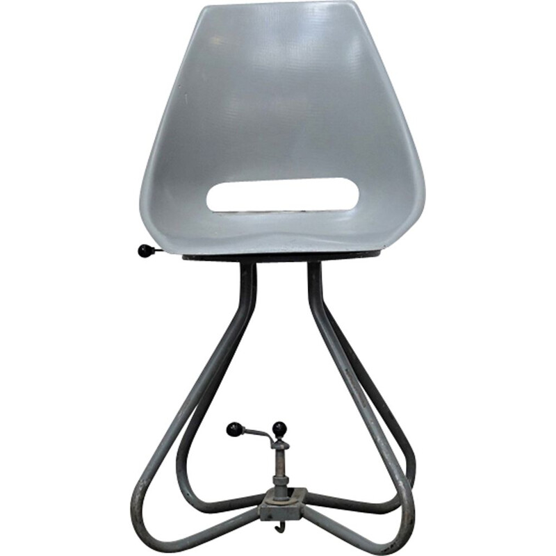 fauteuil vintage en fibre de verre de miroslav Navratil pour Vertex