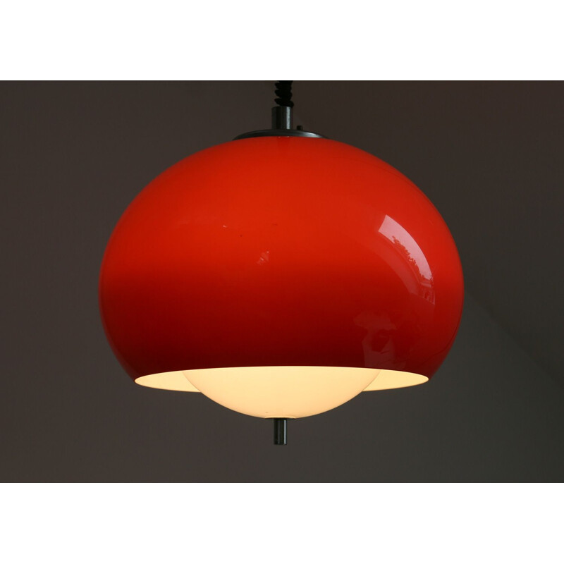 Vintage pendant lamp from Guzzini for Meblo, 1970s