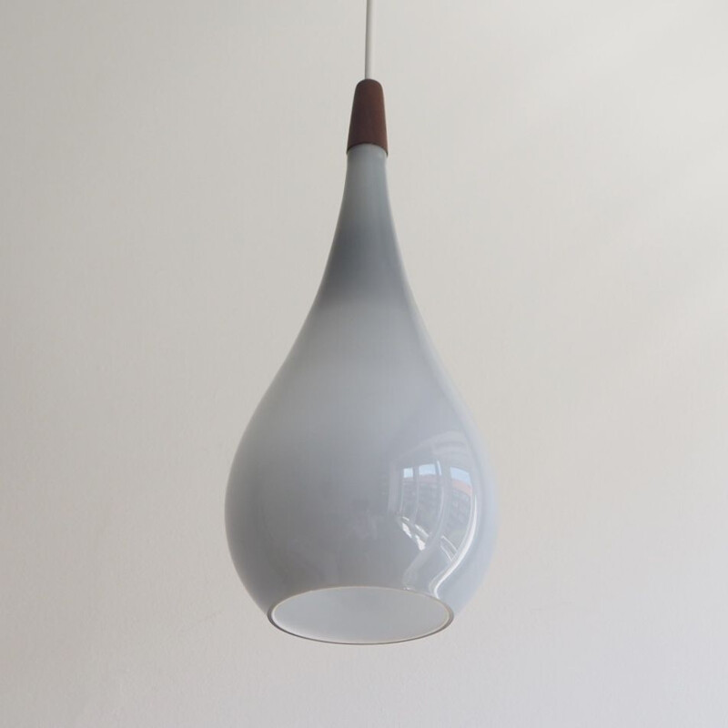 Vintage pendant lamp Draaben by Michael E. Bang from Holmegaard, Denmark, 1970s