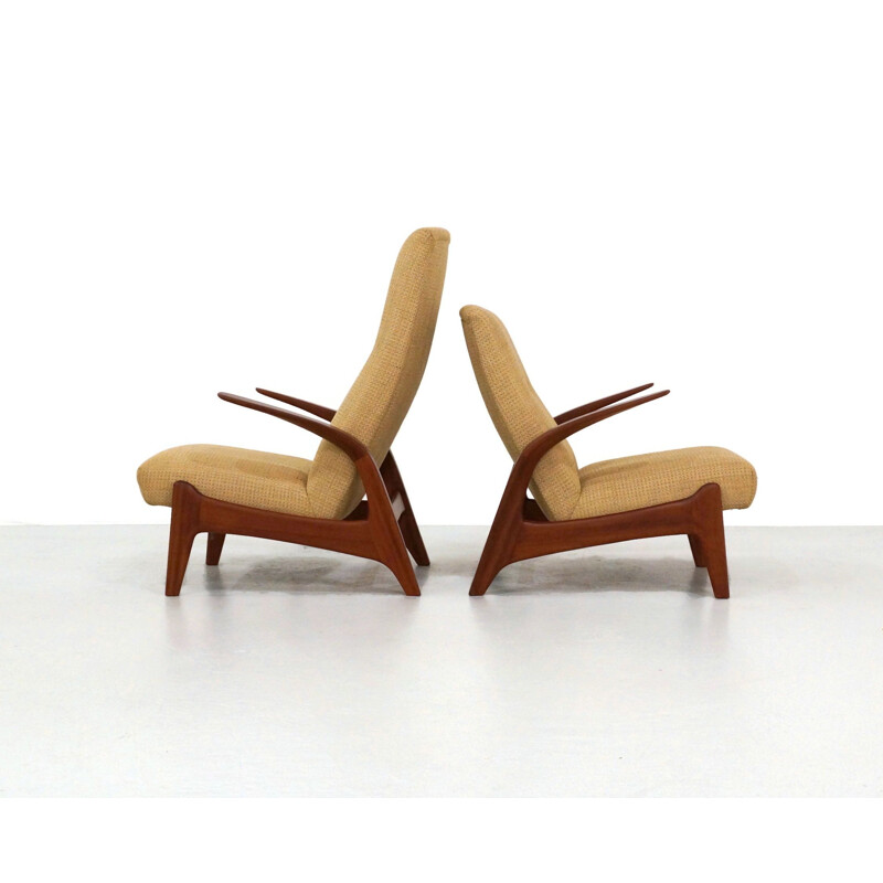 Paire de fauteuils vintage de Rolf Rastad et Adlof Relling, 1960