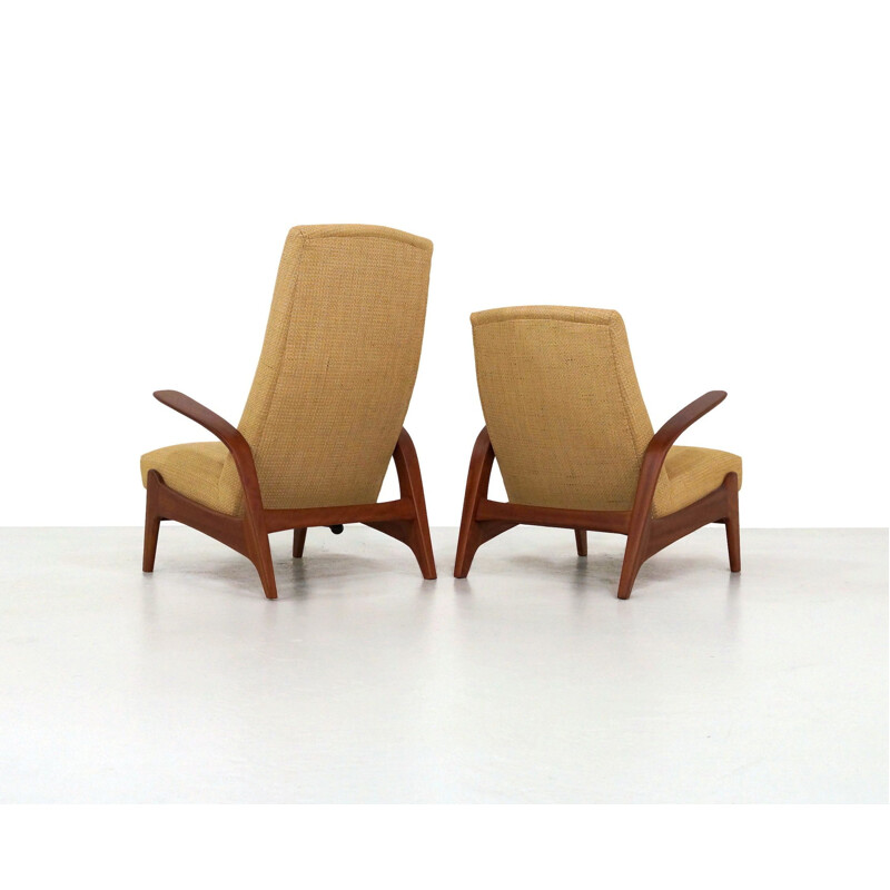 Pair of vintage armchairs by Rolf Rastad and Adlof Relling, 1960s