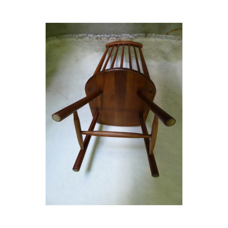 Scandinavian set of 4 chairs in teak - 1960s