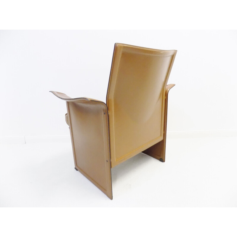 Vintage set of 4 Korium dining chairs by Tito Agnoli for Matteo Grassi 