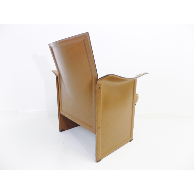 Vintage set of 4 Korium dining chairs by Tito Agnoli for Matteo Grassi 