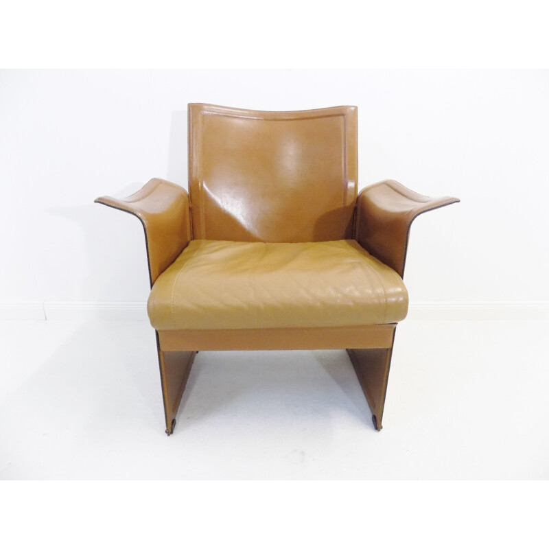 Vintage set of 4 Korium dining chairs by Tito Agnoli for Matteo Grassi 