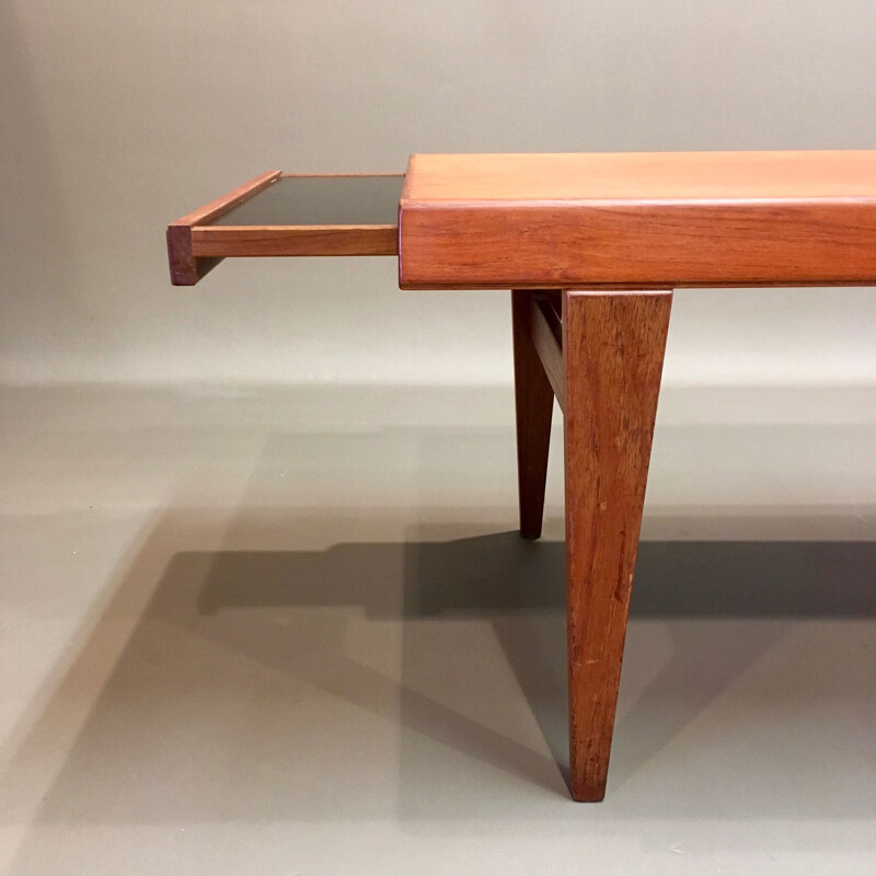 Vintage scandinavian teak coffee table by Johannes Andersen, 1950 