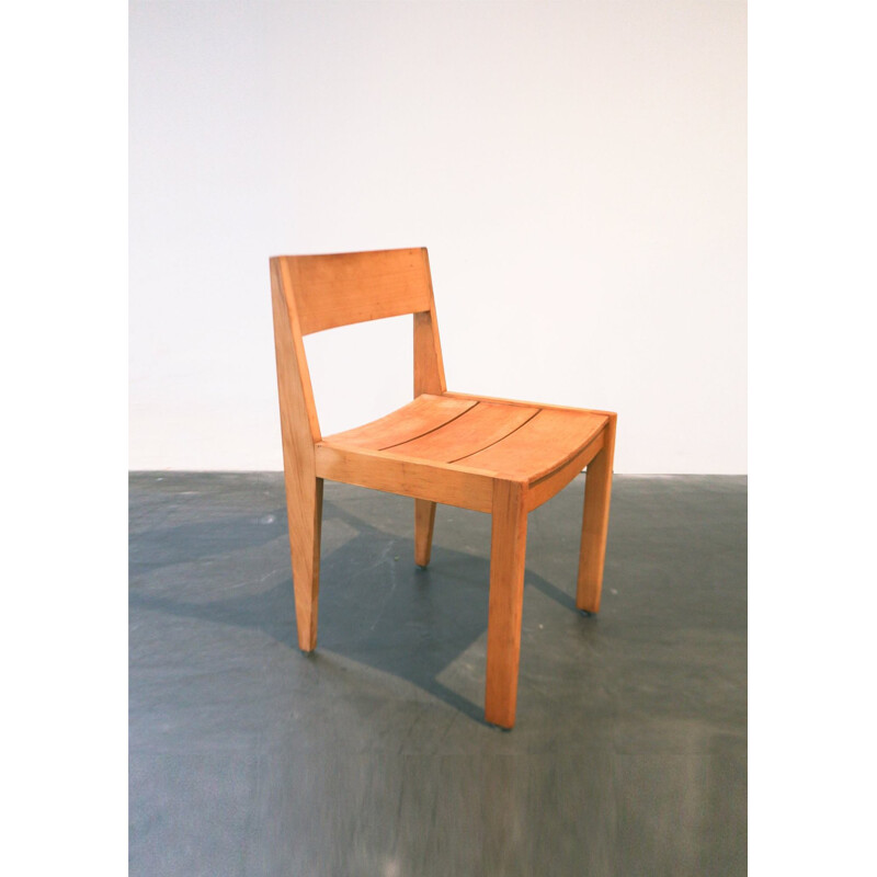 Stuhl "Rare chair" N 266 Horgen Glarus aus Teakholz, Martha HUBER-VILLIGER - 1950