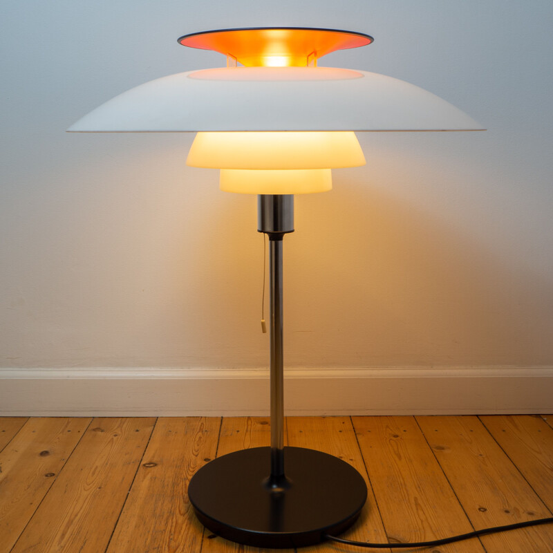 Vintage Danish table lamp PH80 by Poul Henningsen for Louis Poulsen, Denmark 1980s