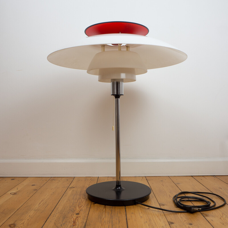 Vintage Danish table lamp PH80 by Poul Henningsen for Louis Poulsen, Denmark 1980s