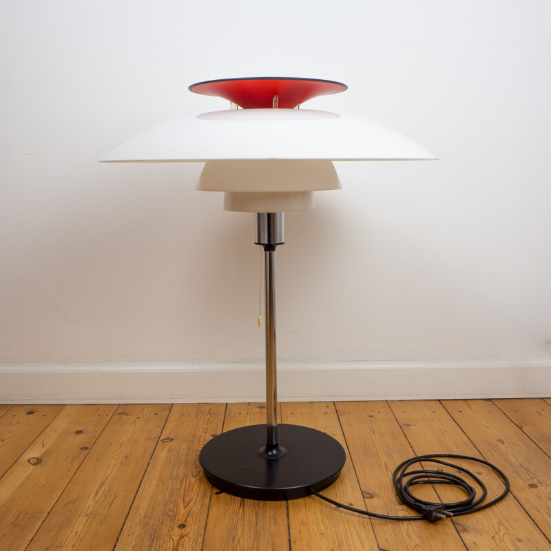 Vintage Danish table lamp PH80 by Poul Henningsen for Louis Poulsen, Denmark 1980s