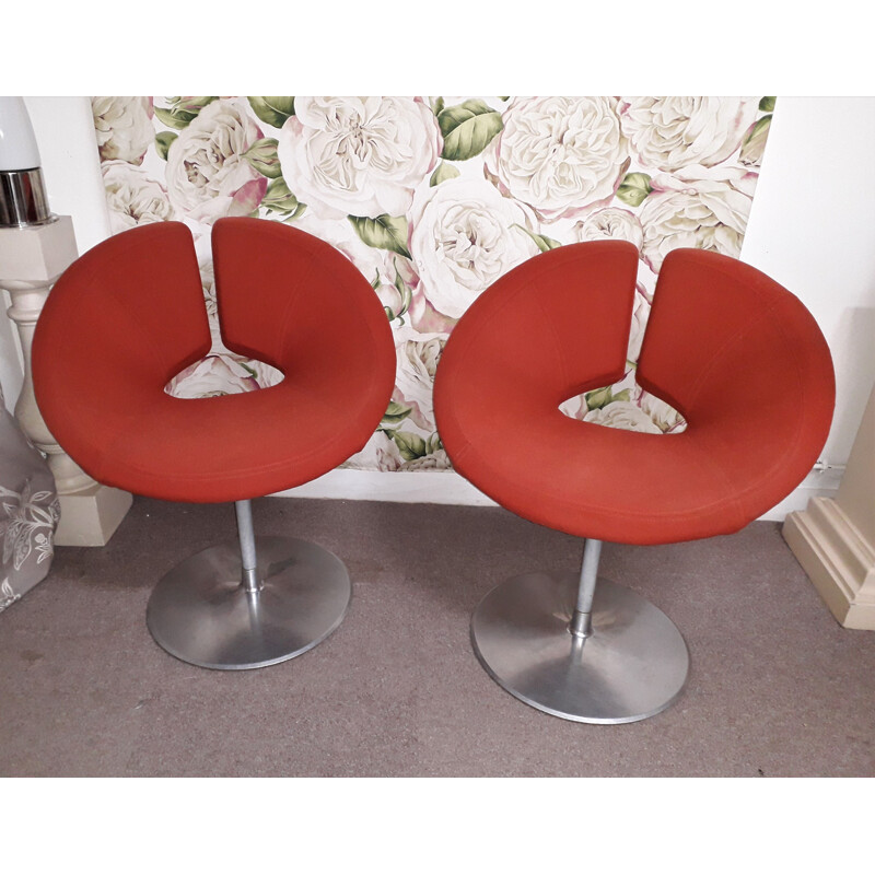 Pair of vintage armchairs by P.Norguet for Artifort