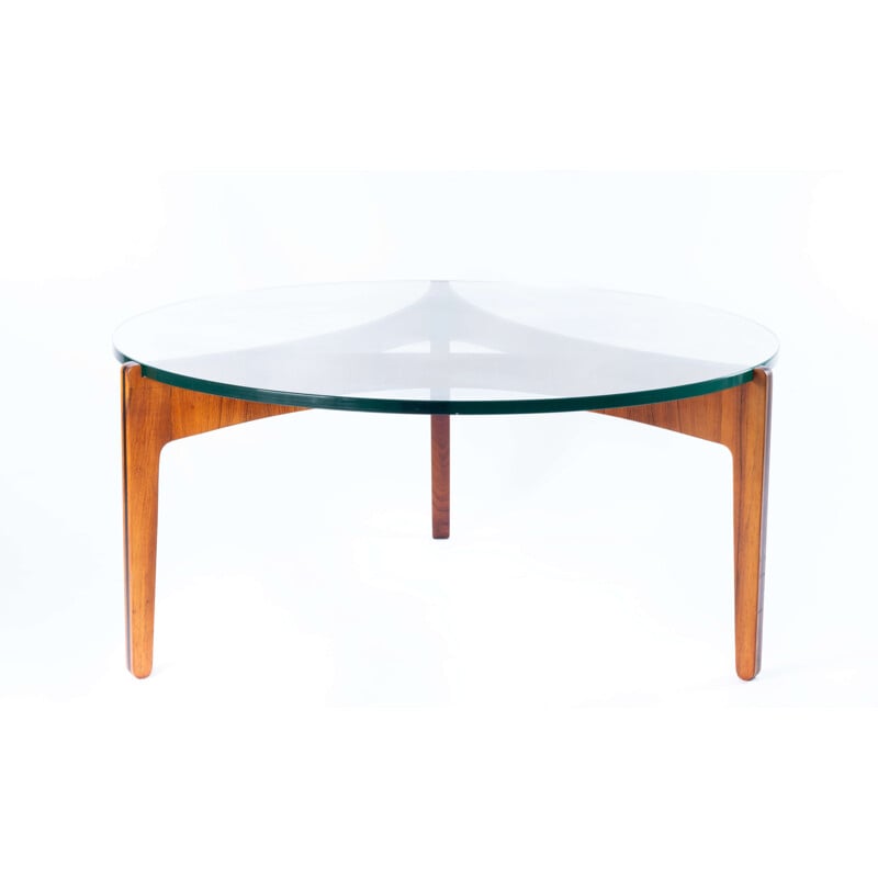 Rosewood vintage coffee table by Sven Ellekaer for Christian Linneberg, 1960s