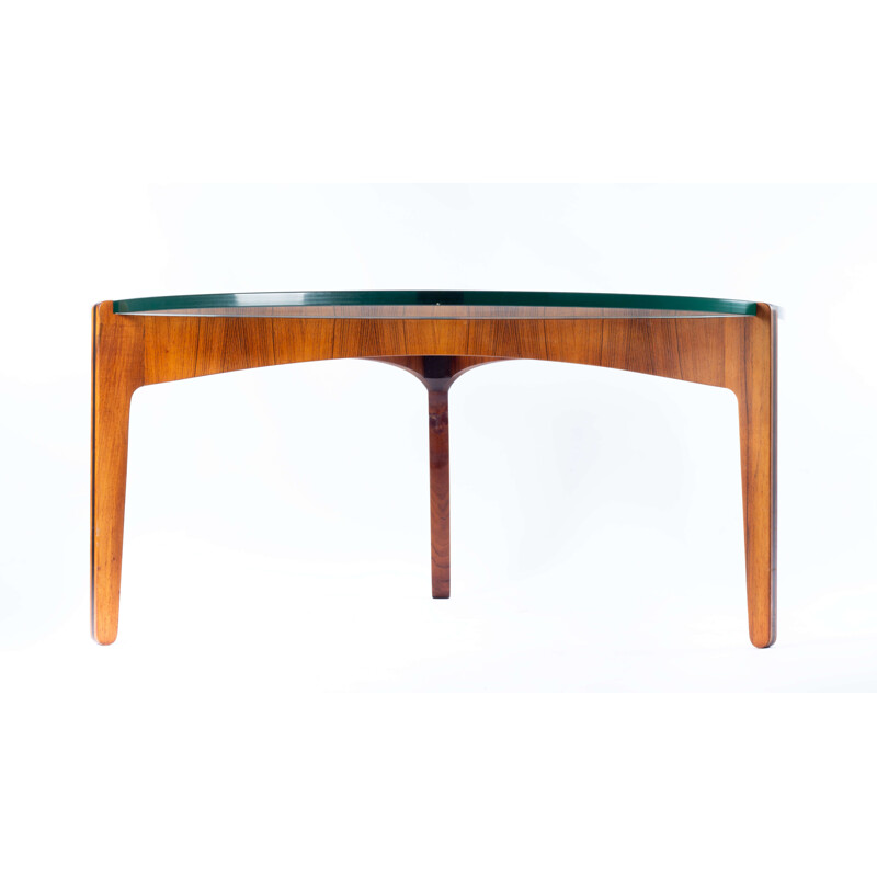 Rosewood vintage coffee table by Sven Ellekaer for Christian Linneberg, 1960s