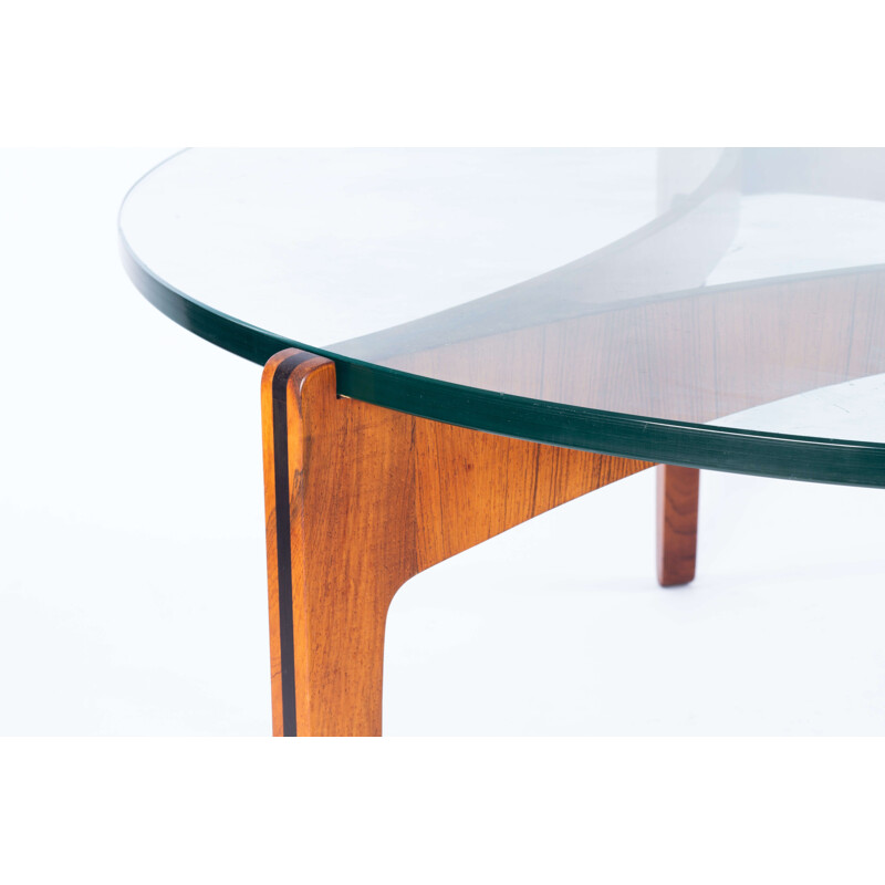 Rosewood vintage coffee table by Sven Ellekaer for Christian Linneberg, 1960s