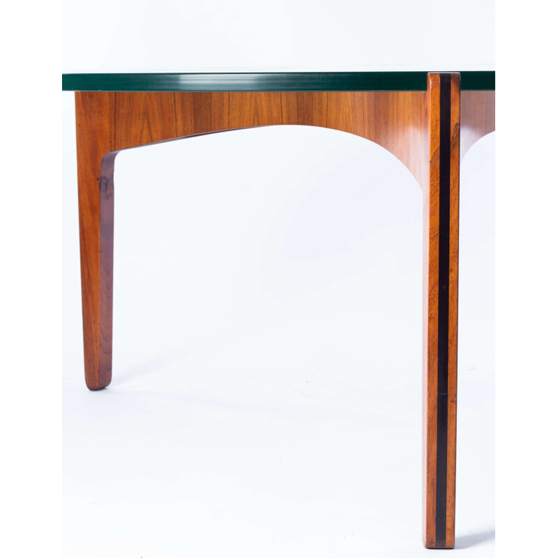 Rosewood vintage coffee table by Sven Ellekaer for Christian Linneberg, 1960s