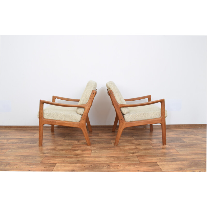 Ensemble de 2 fauteuils danois vintage en teck par Ole Wanscher pour Cado, 1960