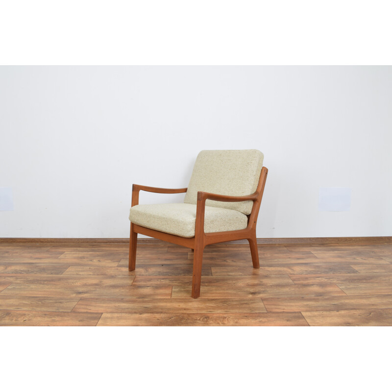 Set of 2 danish teak vintage armchairs by Ole Wanscher for Cado, 1960s