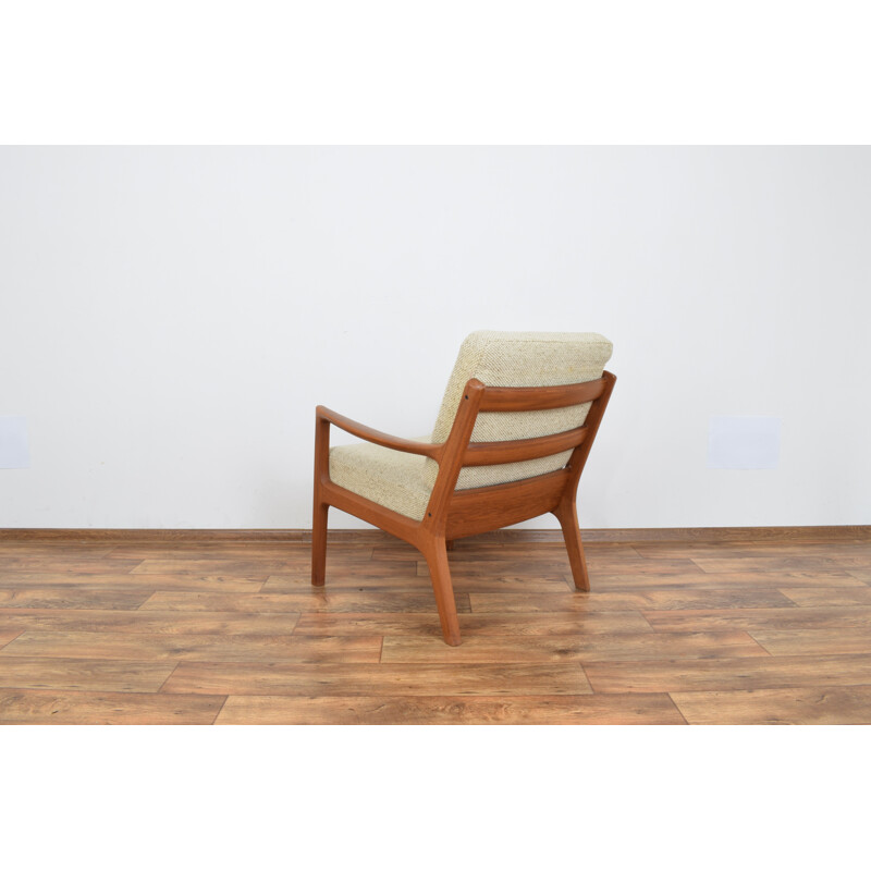 Set of 2 danish teak vintage armchairs by Ole Wanscher for Cado, 1960s