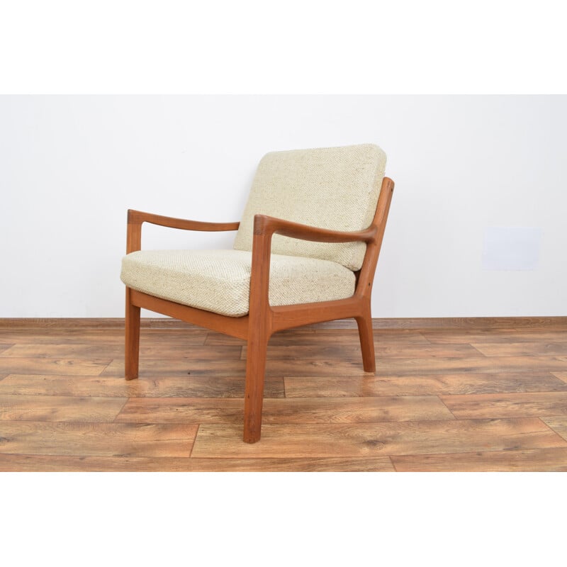 Set of 2 danish teak vintage armchairs by Ole Wanscher for Cado, 1960s