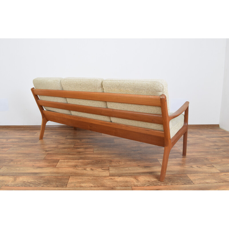 Danish teak vintage sofa by Ole Wanscher for Cado, 1960s