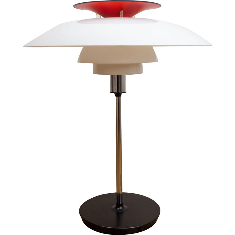 Vintage Danish table lamp PH80 by Poul Henningsen for Louis Poulsen, Denmark 1980s