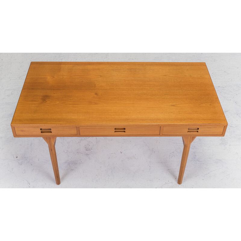 Vintage teak desk by Nanna Ditzel for Søren Willadsen Møbelfabrik, 1950