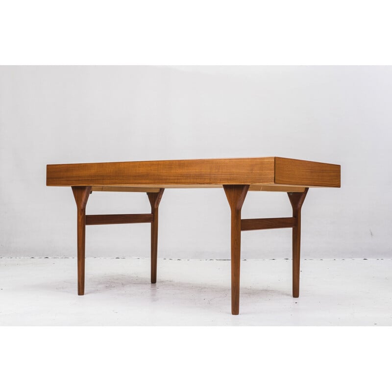 Vintage teak desk by Nanna Ditzel for Søren Willadsen Møbelfabrik, 1950