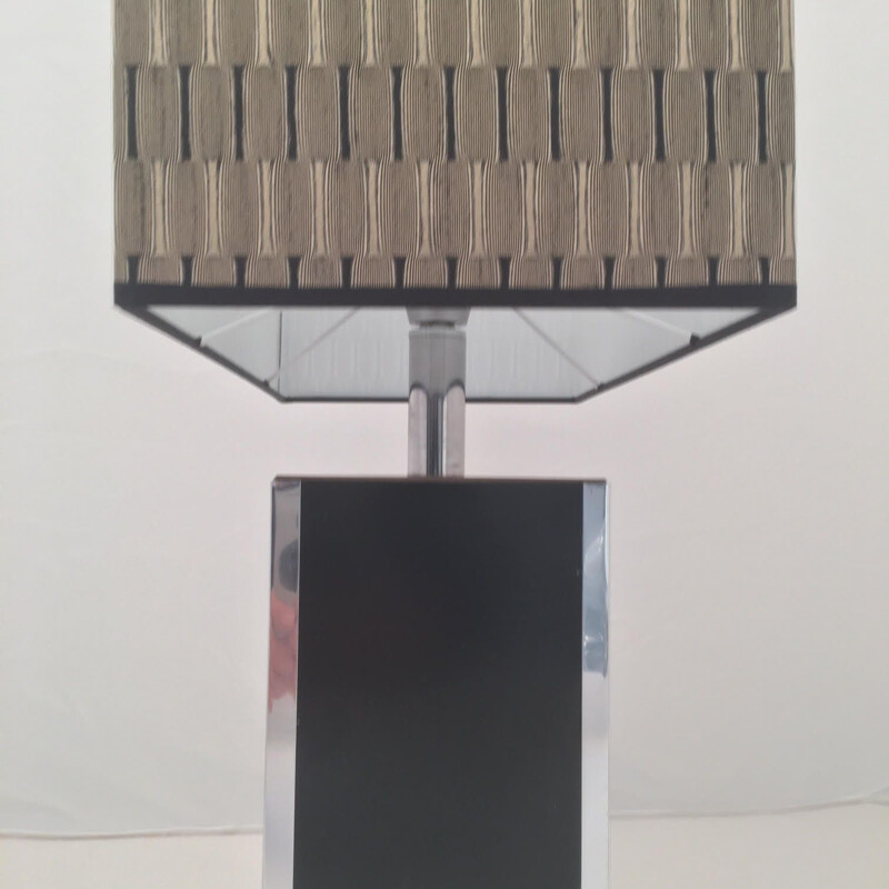 Vintage lamp with rectangular shade, 1970 