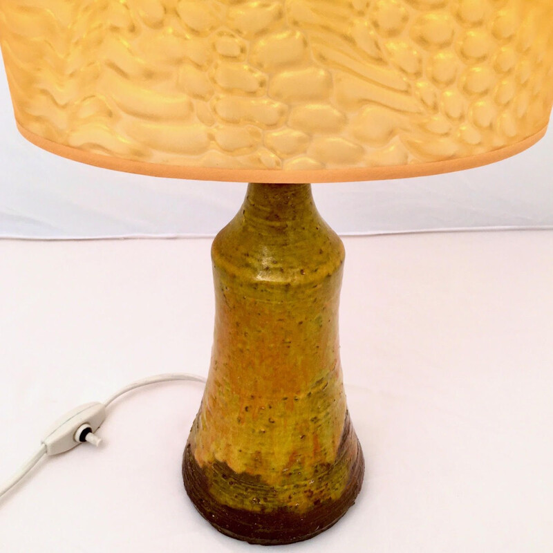 Vintage lamp in polychrome ceramic 1960