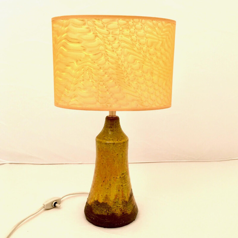 Vintage lamp in polychrome ceramic 1960