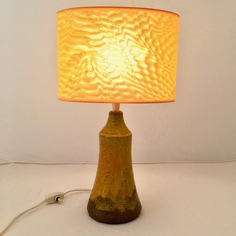 Vintage lamp in polychrome ceramic 1960