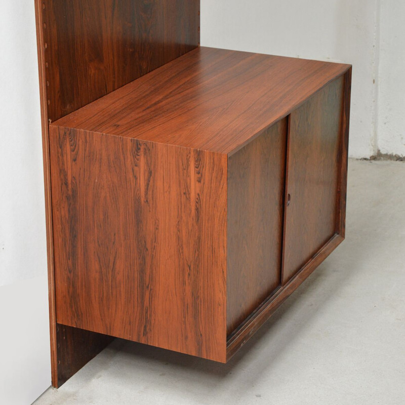 Vintage Royal System rosewood wall unit by Poul Cadovius, 1968