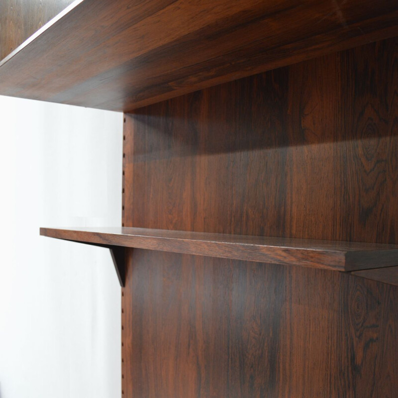 Vintage Royal System rosewood wall unit by Poul Cadovius, 1968