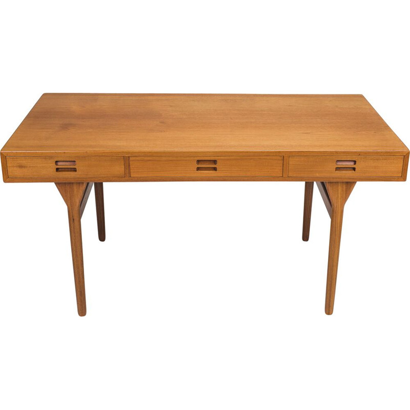 Vintage teak desk by Nanna Ditzel for Søren Willadsen Møbelfabrik, 1950