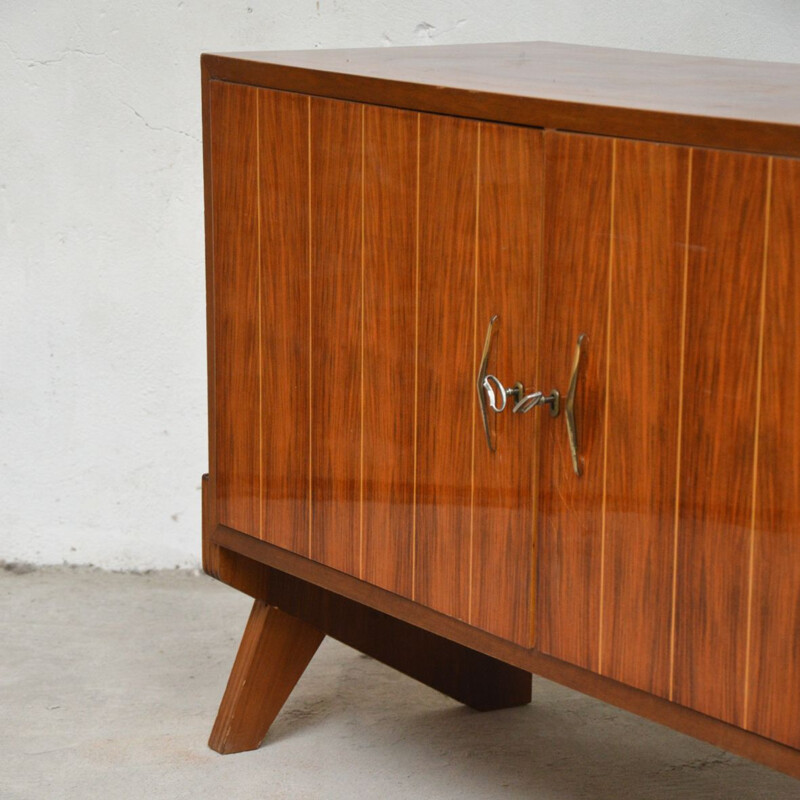 Vintage sideboard with 2 swing doors by Karl Brand 1950