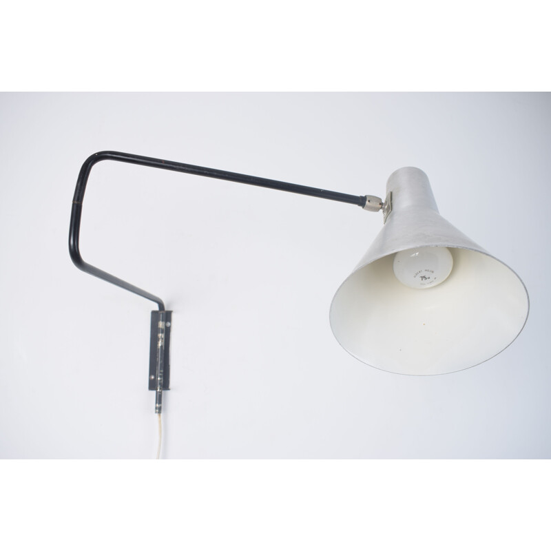 Vintage Paperclip-7101 silver wall light by Jan Hoogervorst