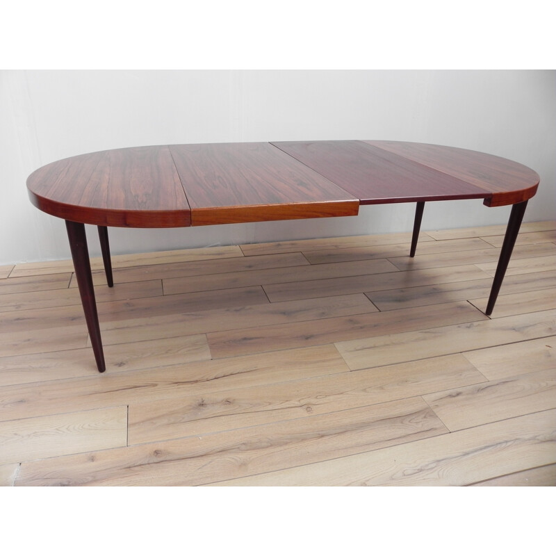 Table ronde en palissandre, Kai KRISTIANSEN - 1960