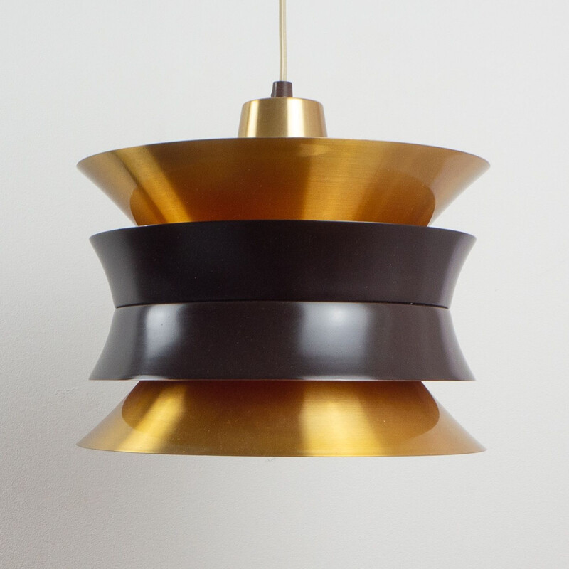 Vintage pendant lamp Trava by Carl Thore, Granhaga, Sweden, 1960s