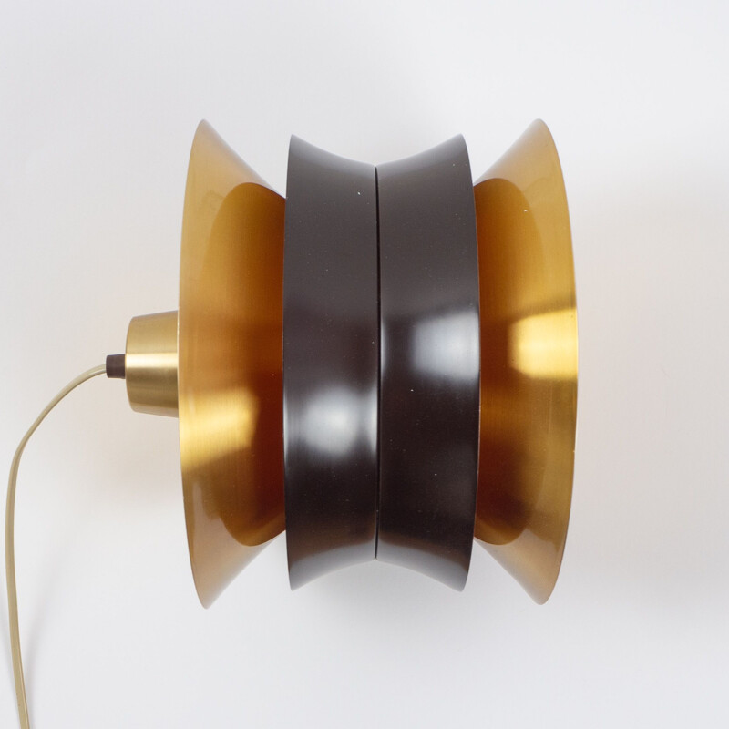 Vintage pendant lamp Trava by Carl Thore, Granhaga, Sweden, 1960s