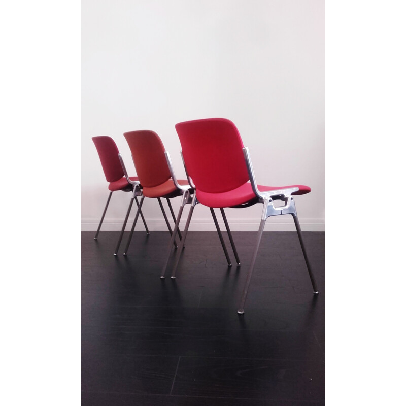 Castelli "DSC 106" set of 19 chairs, Giancarlo PIRETTI - 1970s