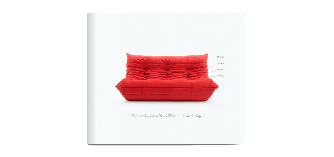 Le canapé TOGO, une pièce culte du design vintage