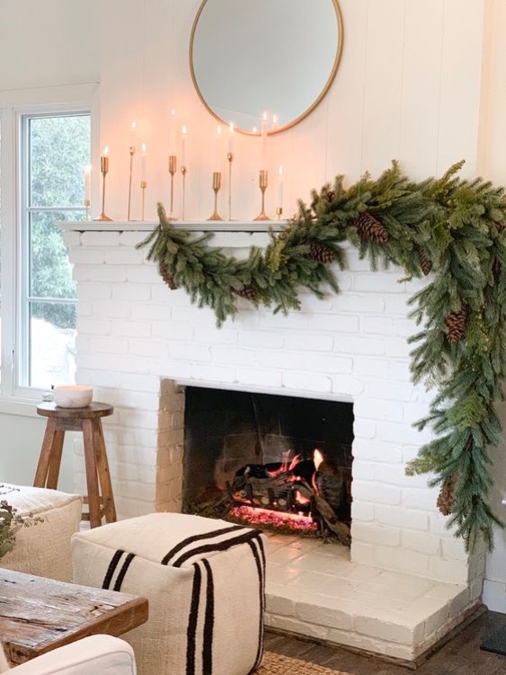 A warm interior for the holidays